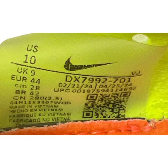 Nike Dragonfly XC Spikes Men's Cross Country Volt Yellow DX7992-701 Size 10 NEW - Picture 9 of 9